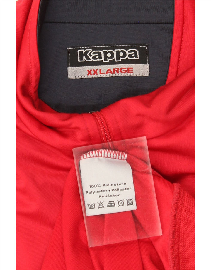 Ανδρική φόρμα Kappa Top Jacket 2XL Red Polyester