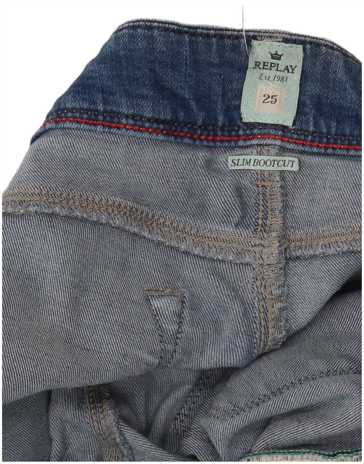 Replay Γυναικείο Slim Bootcut Jeans W25 L32 Blue