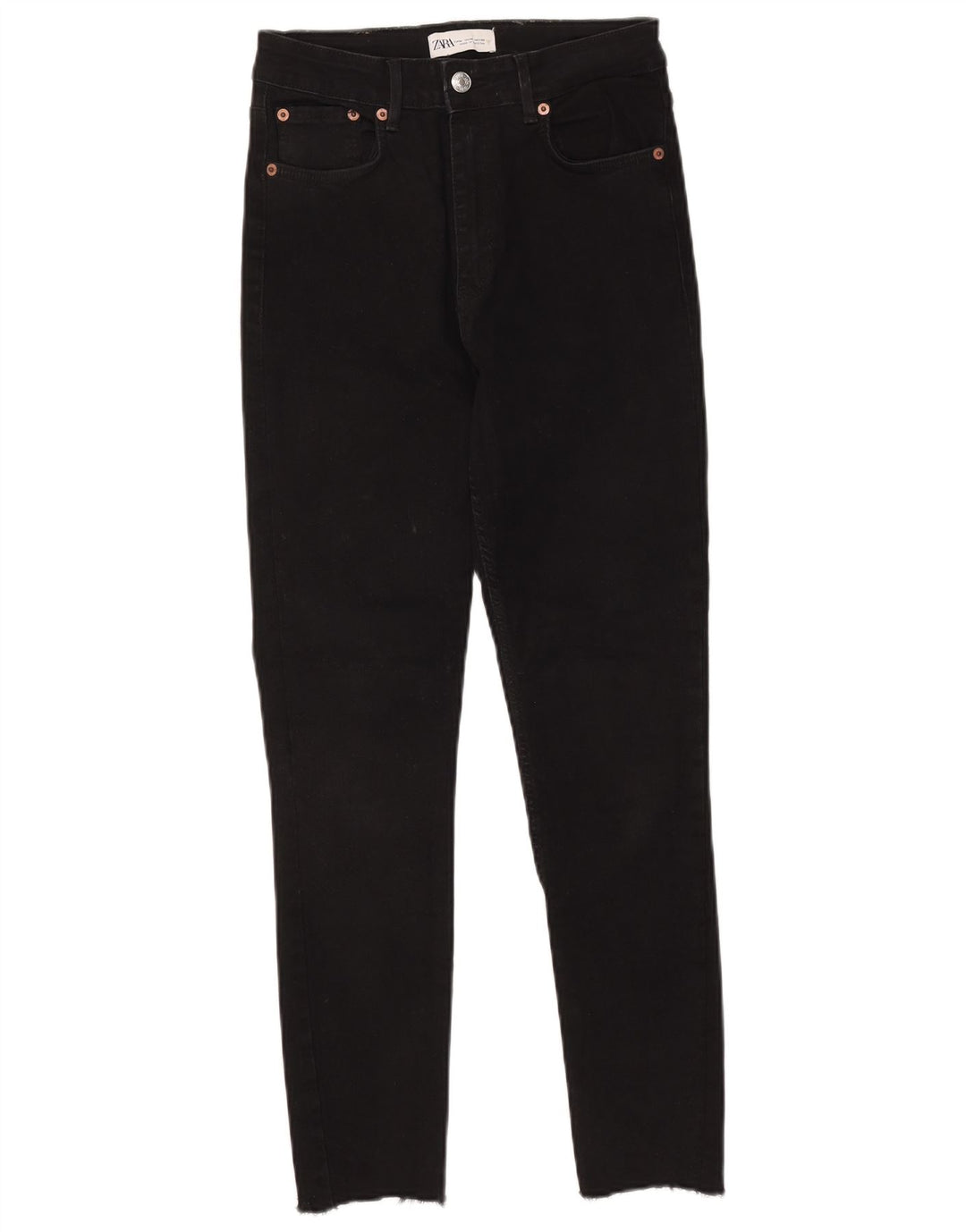 Zara Γυναικείο Skinny Jeans Medium W28 L26 Μαύρο