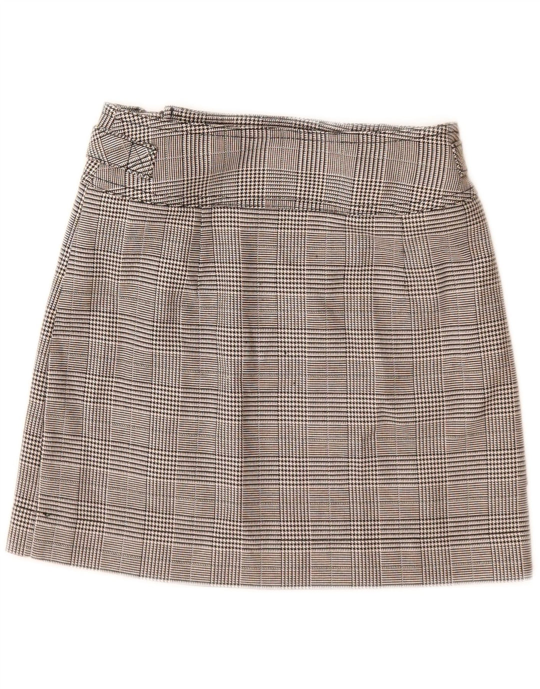 Topshop Γυναικεία Μίνι Φούστα UK 6 XS W24 Grey Check Polyester