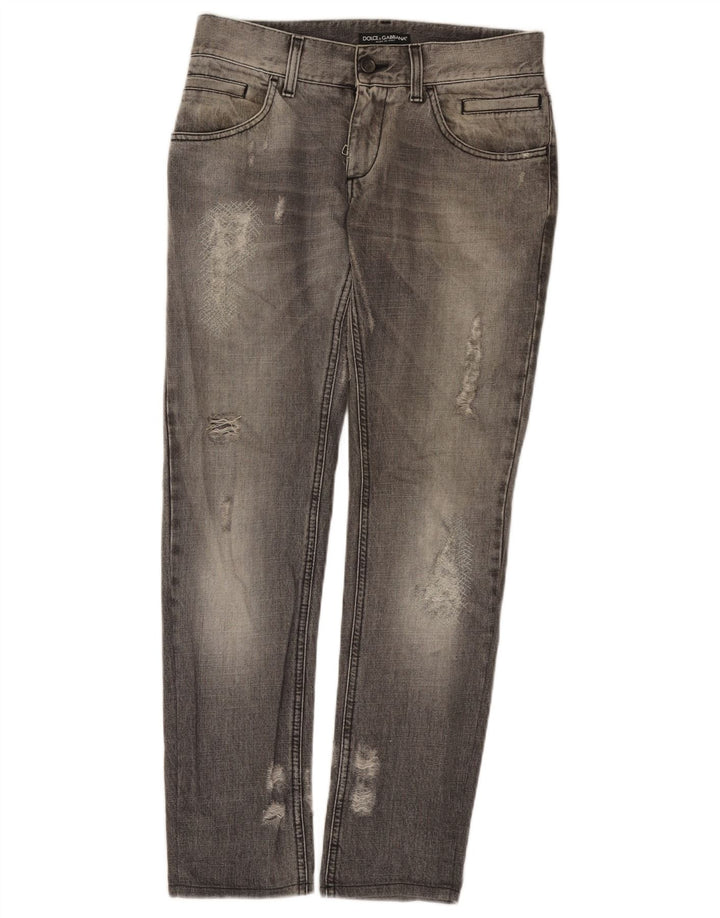 Dolce & Gabbana Γυναικεία στενόχωρα τζιν IT 44 Medium W30 L31 Grey