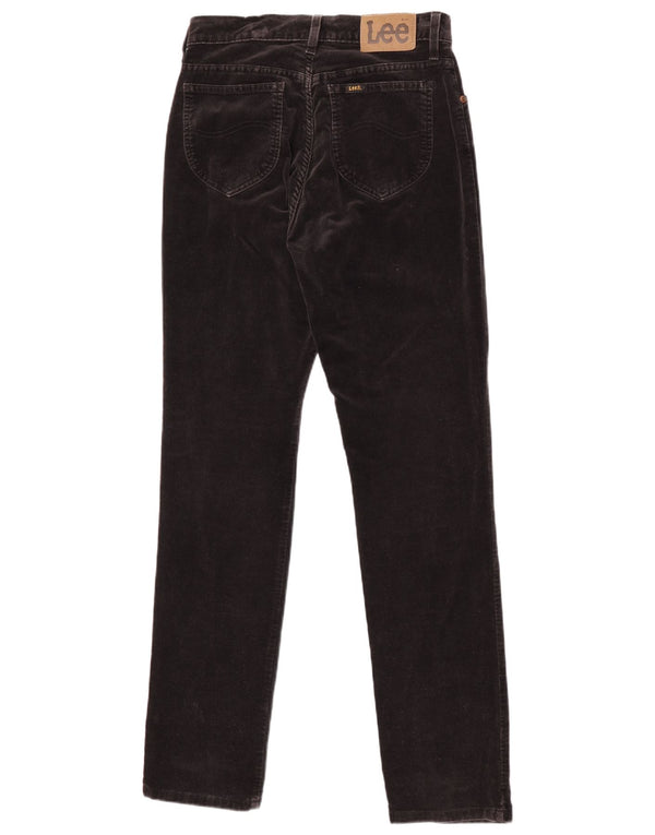 Lee Womens Dallas Velvet Casual Παντελόνι W30 L31 Καφέ Βαμβακερό