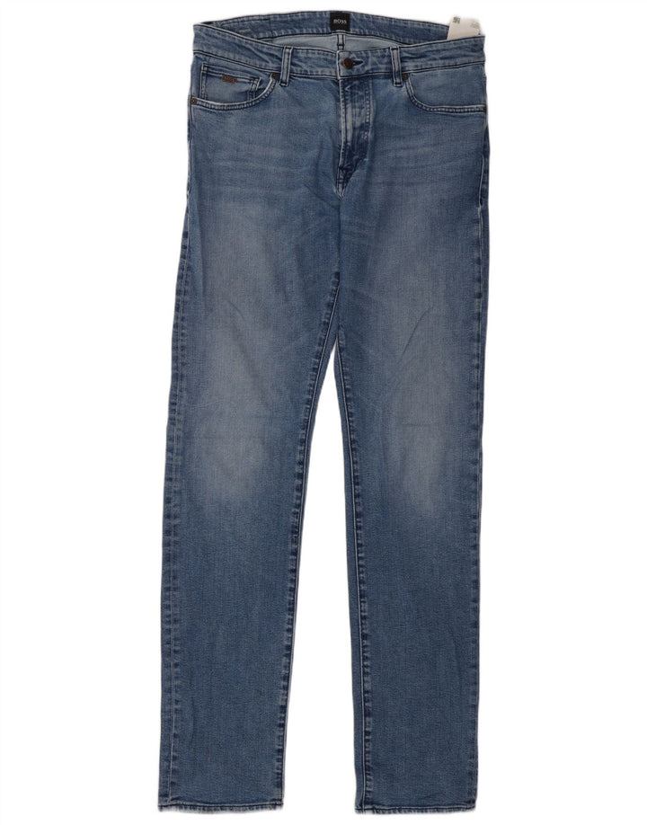 Ανδρικό τζιν Hugo Boss Slim W34 L36 Μπλε βαμβακερό