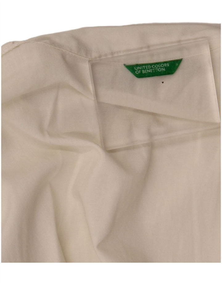 BENETTON Γυναικείο πουκάμισο UK 18 XL Λευκό