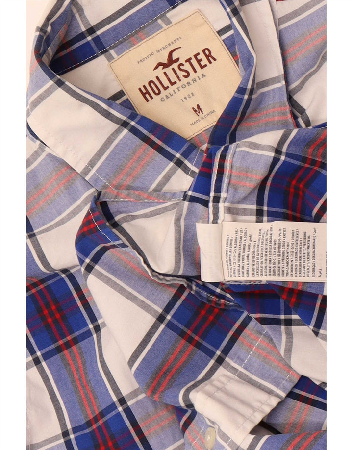 Ανδρικό πουκάμισο Hollister με μεσαίο μπλε βαμβάκι