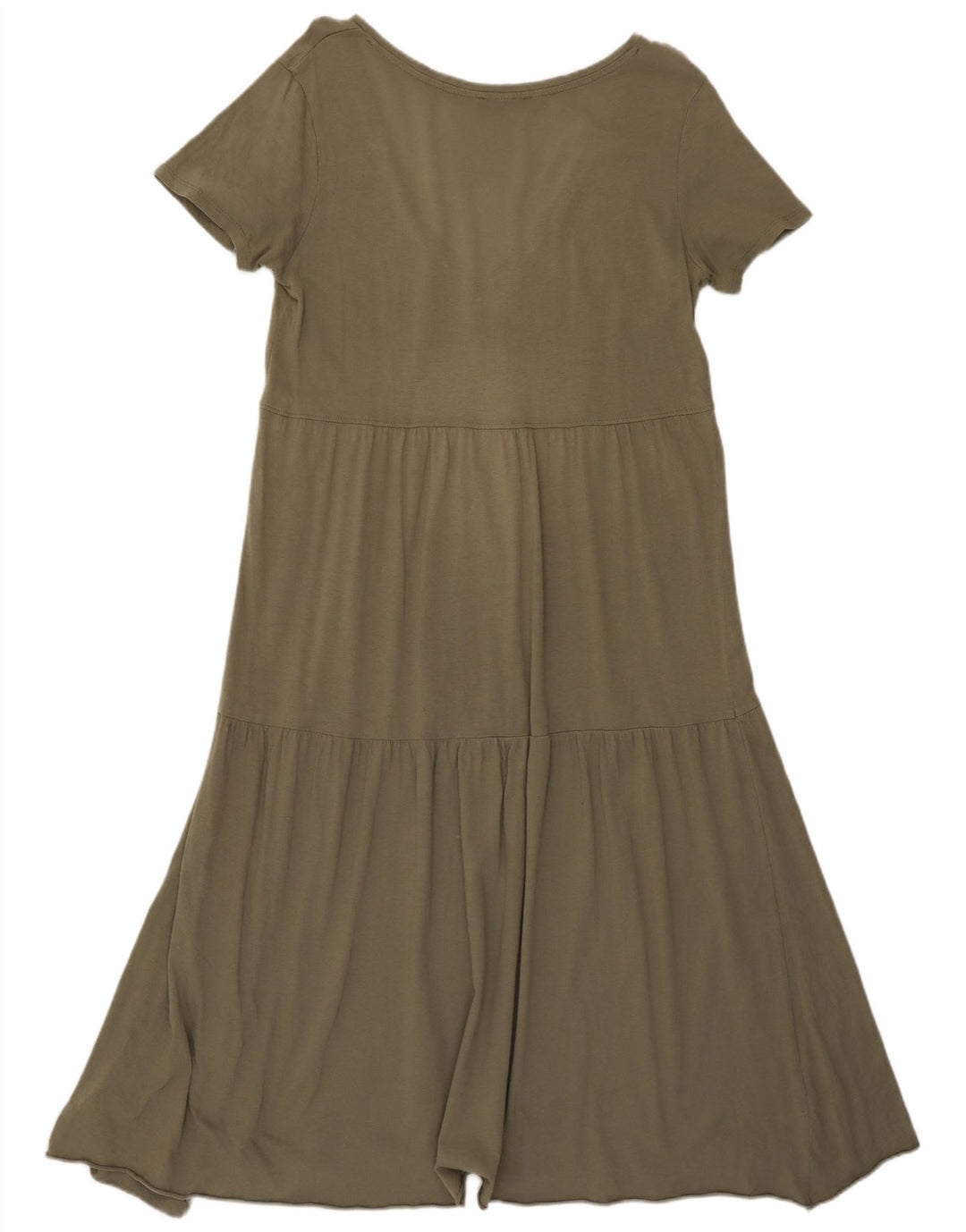 Zara Γυναικείο Φόρεμα A-Line UK 10 Small Khaki