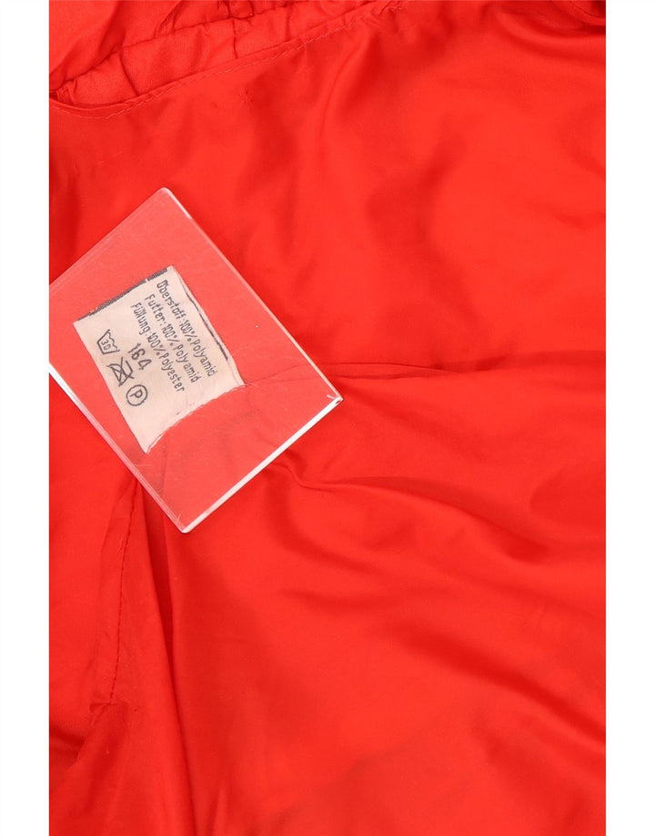 Elite Girls padded Jacket 13-14 Years Red Colourblock Polyamide