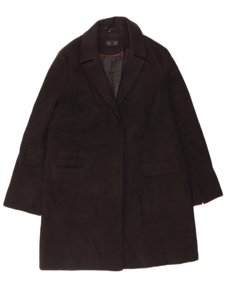 Γυναικείο Πανωφόρι Topshop Oversized UK 10 Small Black Polyester