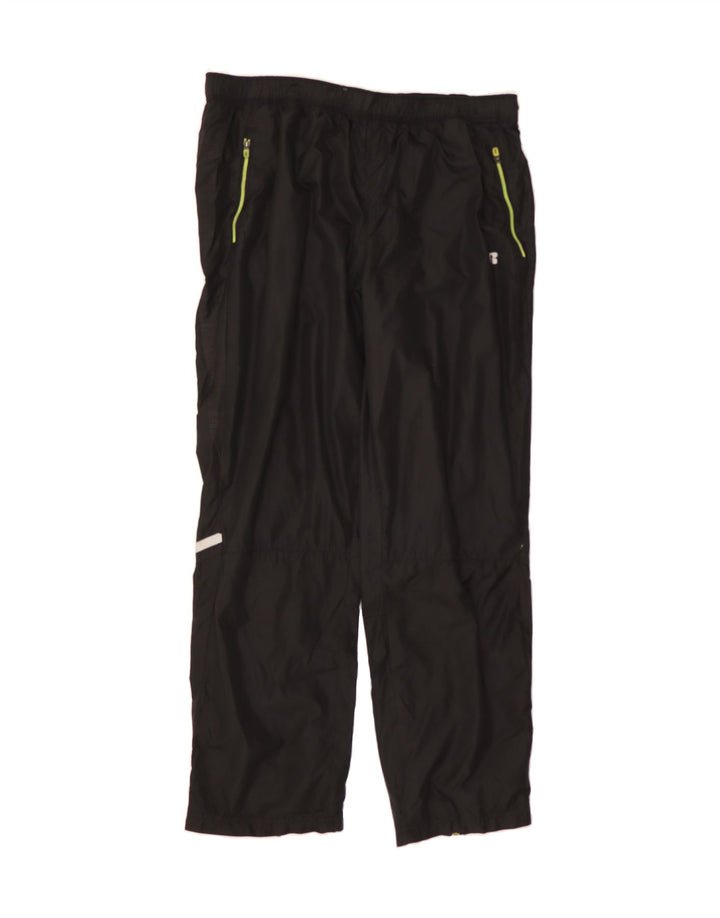 RUSSELL ATHLETIC Mens Tracksuit Trousers Large  Black Polyester Vintage Russell Athletic and Second-Hand Russell Athletic from Messina Hembry 