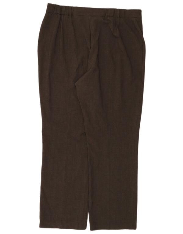 Marks & Spencer Γυναικείο Casual Παντελόνι UK 16 Large W36 L29 Brown