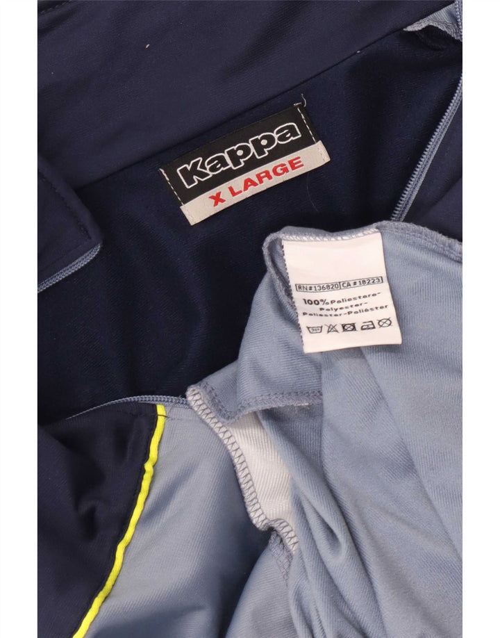 Ανδρική φόρμα Kappa Top Jacket XL Blue Colourblock Polyester
