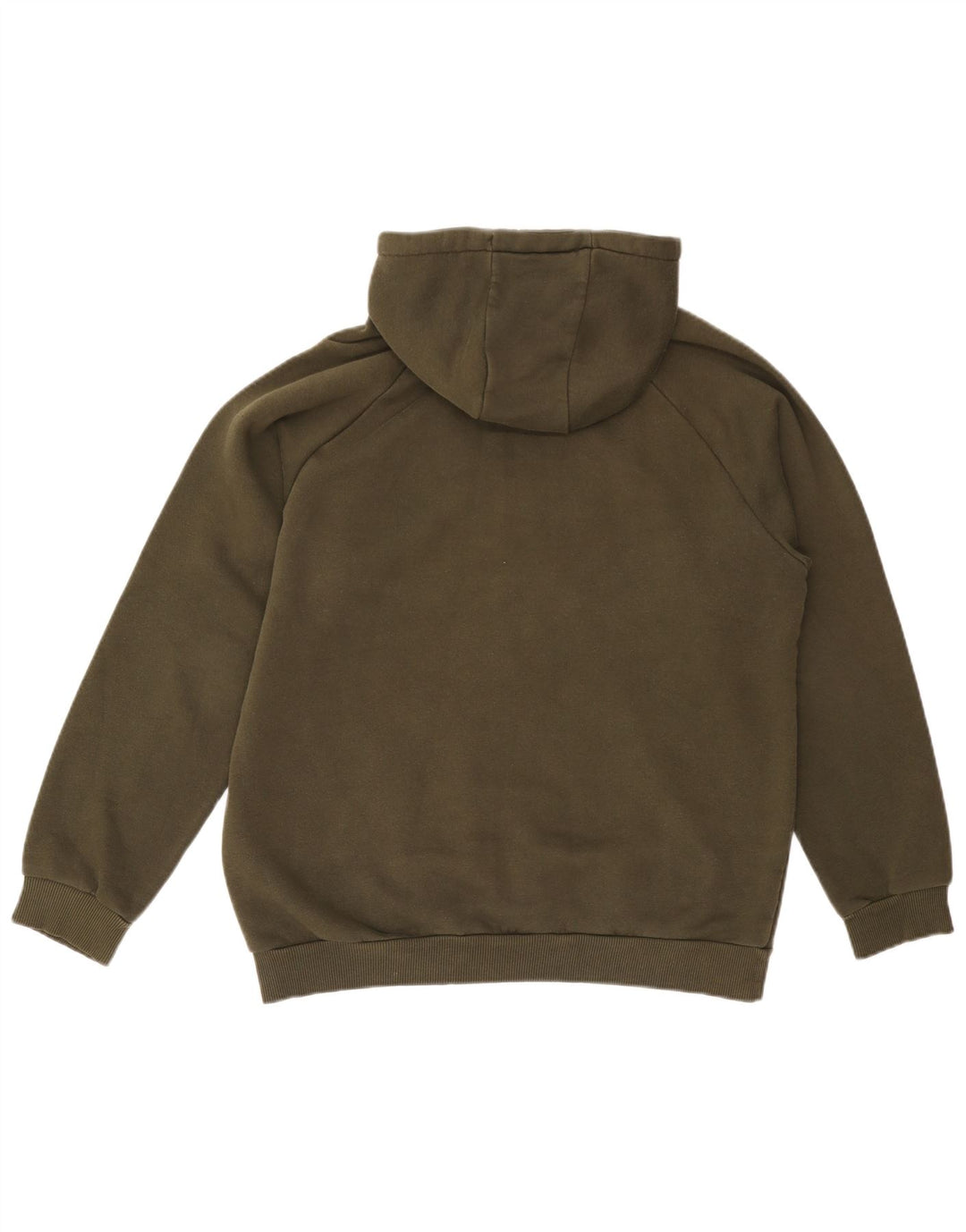 Ανδρικό γραφικό κουκούλα Adidas Μεγάλο βαμβακερό χακί