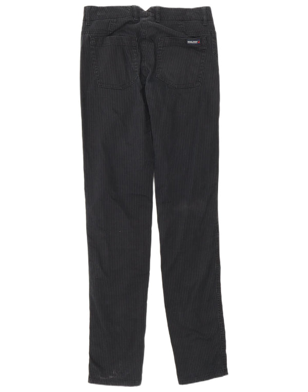 Woolrich Γυναικείο Slim Casual Παντελόνι W27 L32 Μπλε Navy Pinstripe Βαμβακερό
