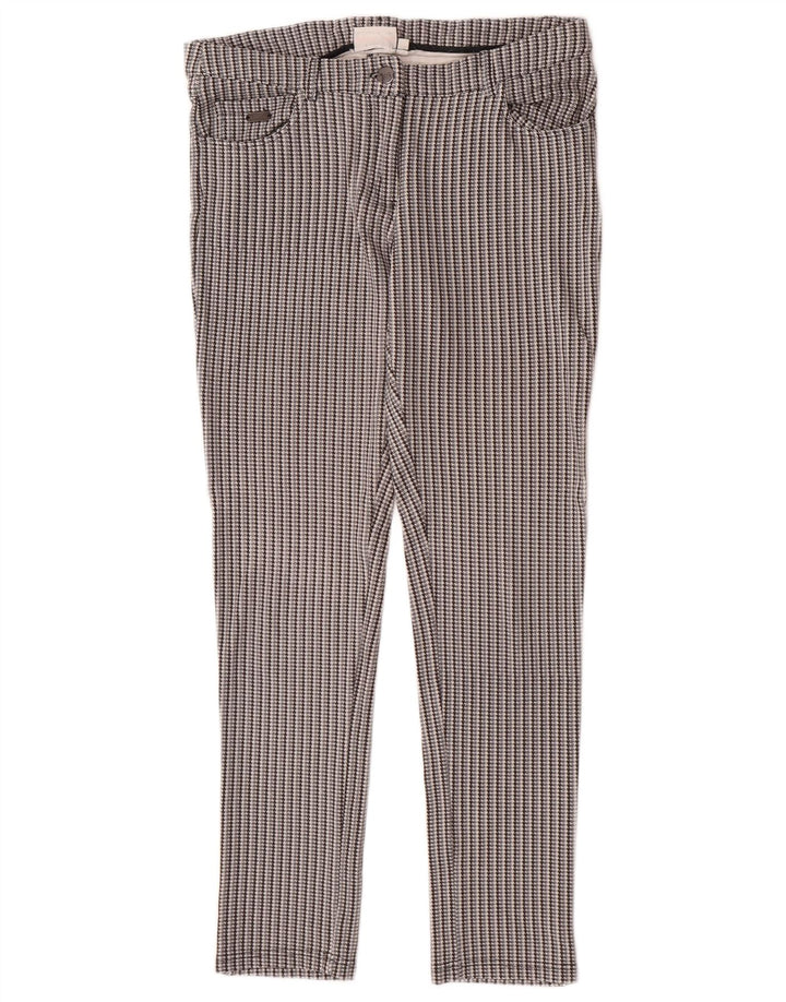 Ellesse Γυναικείο Slim Casual Παντελόνι Medium W30 L28 Grey Houndstooth Viscose