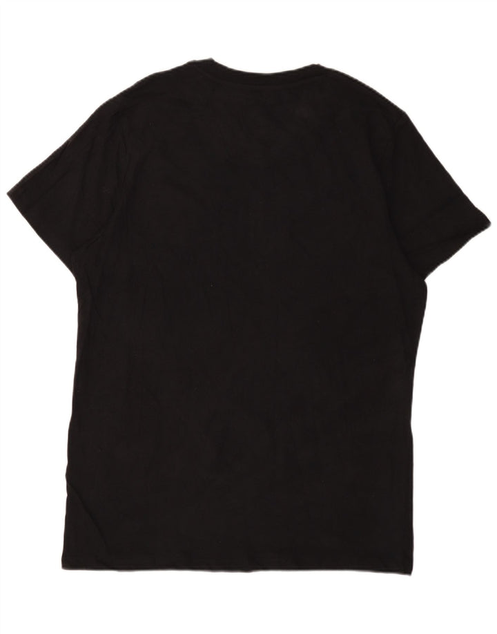 JACK & JONES Ανδρικό T-Shirt Top μεγάλο μαύρο βαμβακερό