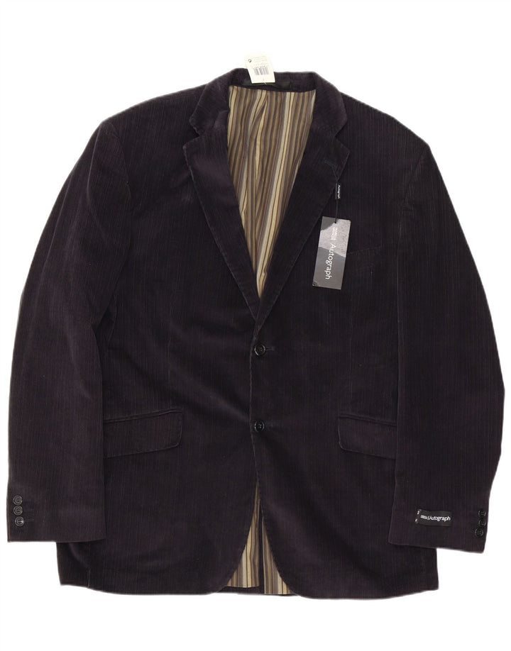 Marks & Spencer Ανδρικό Σακάκι Blazer με 2 κουμπιά αυτόγραφο UK 40 μεγάλο μαύρο