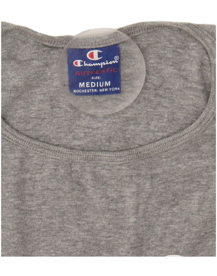 CHAMPION Womens Vest Top UK 12 Medium Grey
