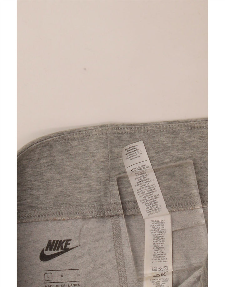 Γυναικεία γραφικά κολάν NIKE UK 14 Large Grey Cotton