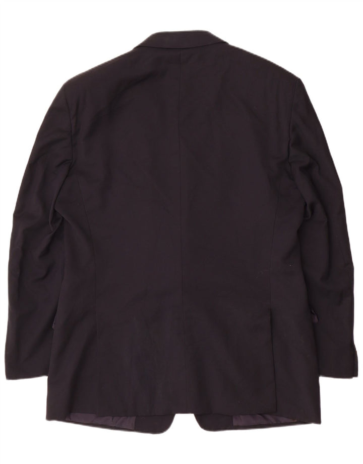 Valentino Ανδρικό σακάκι σακάκι με 2 κουμπιά IT 52 XL Navy Blue Wool