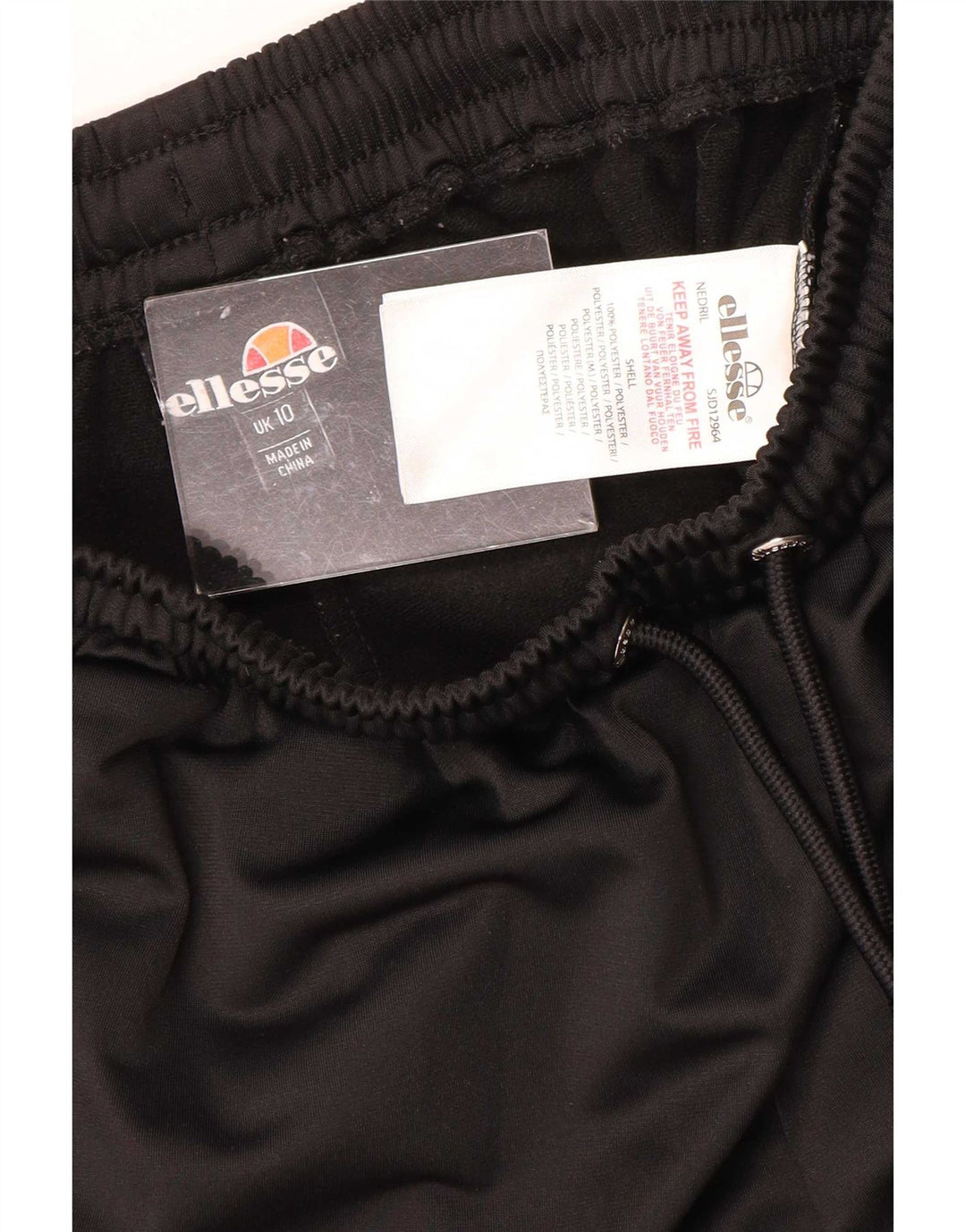 Γυναικείο αθλητικό σορτς Ellesse UK 10 Small Black Polyester