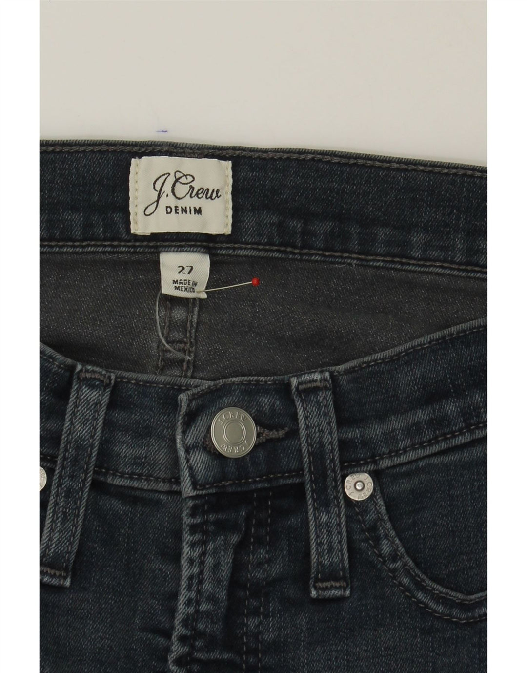 J. CREW Womens Skinny Jeans W27 L29 Navy Blue Vintage J. Crew and Second-Hand J. Crew from Messina Hembry 