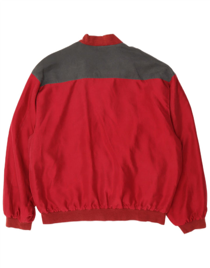 Ανδρικό μπουφάν C&A Loose Fit Bomber EU 48/50 Μεσαίο κόκκινο Argyle/Diamond Silk