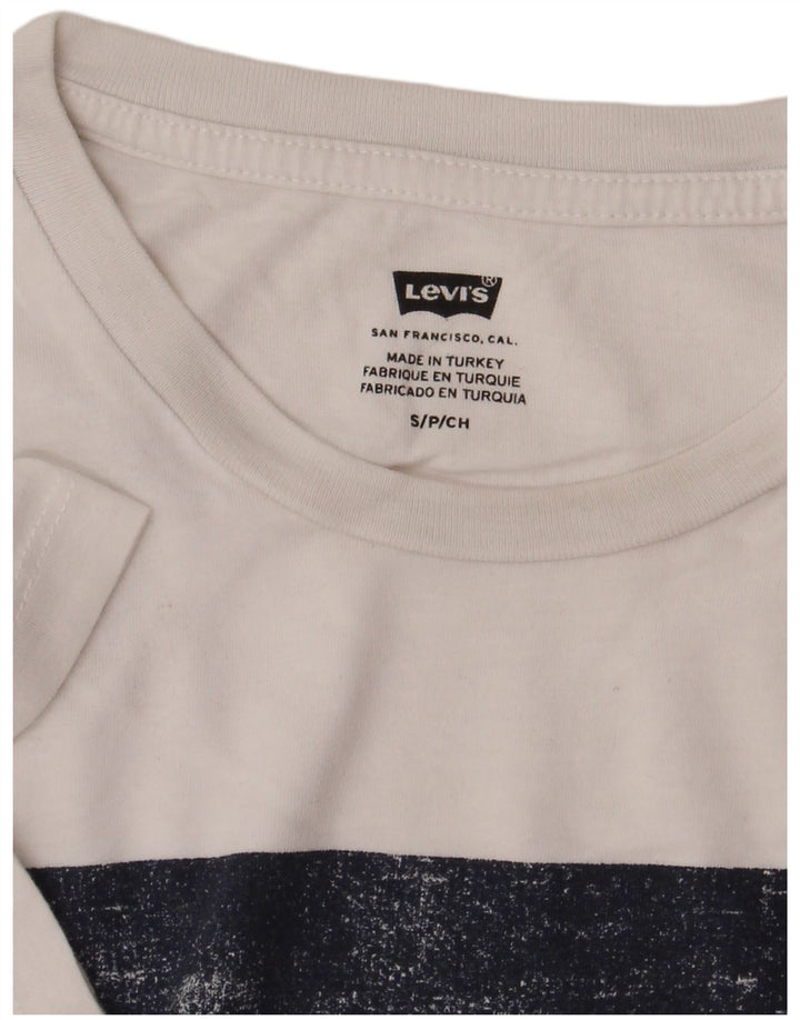 Ανδρικό γραφικό T-Shirt Levi's Top Small White