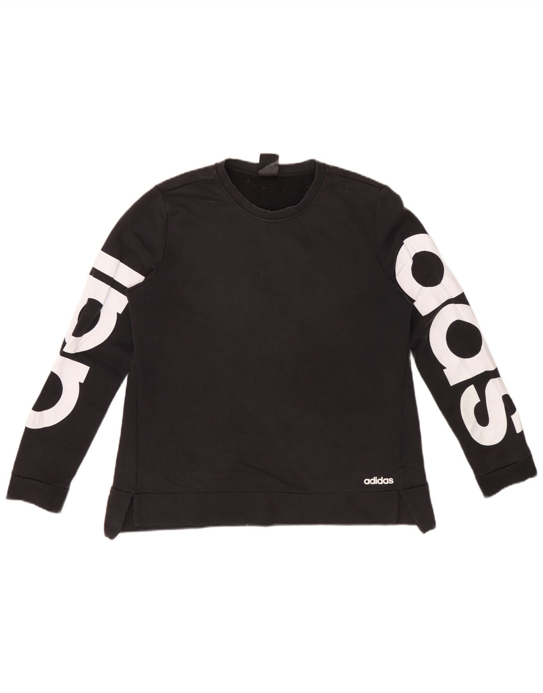 Γυναικεία φούτερ Adidas Climalite Graphic Jumper IT 44 Μεσαίο μαύρο βαμβακερό