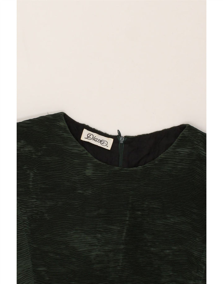 VINTAGE Womens Sheath Dress UK 12 Medium Green Vintage Vintage and Second-Hand Vintage from Messina Hembry 
