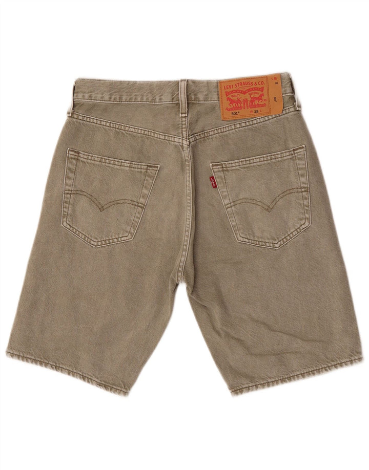Ανδρικό τζιν σορτς Levi's 501 W28 Μικρό Χακί Βαμβακερό