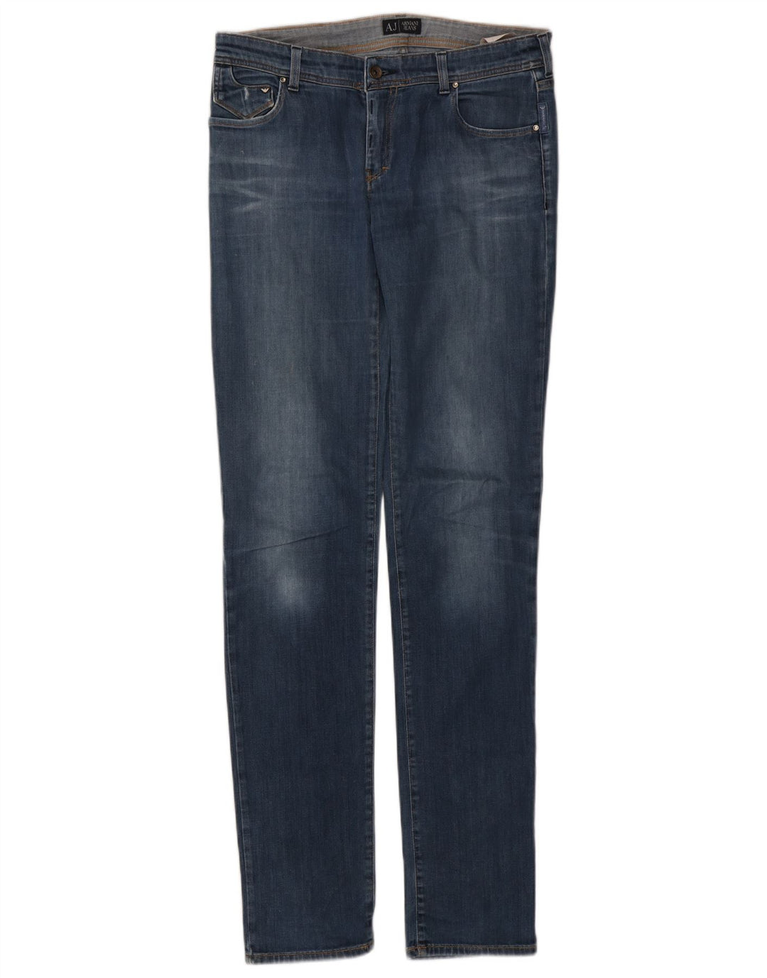 ARMANI Γυναικείο Slim Jeans W31 L34 Μπλε Βαμβακερό