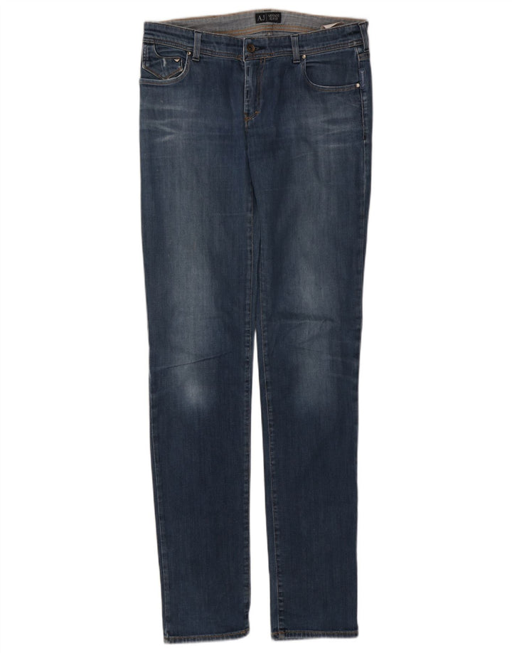 ARMANI Γυναικείο Slim Jeans W31 L34 Μπλε Βαμβακερό