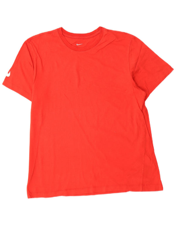 Ανδρικό T-Shirt Nike Top μεγάλο κόκκινο βαμβακερό