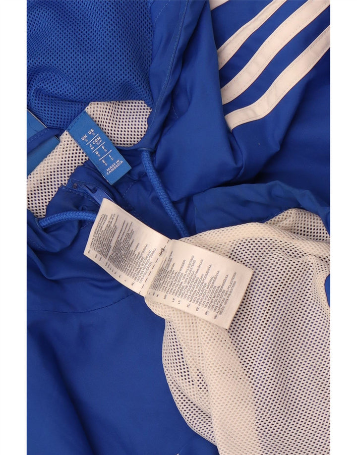 Ανδρική αθλητική φόρμα Adidas με κουκούλα Top Jacket Small Blue Colourblock Polyester