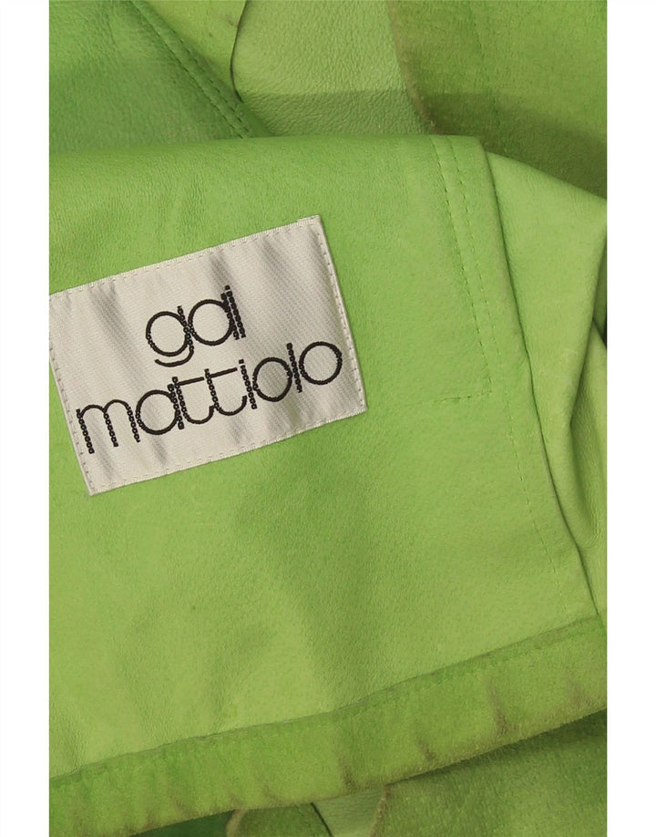 Gai Mattiolo Γυναικείο Suede Jacket UK 16 Large Green