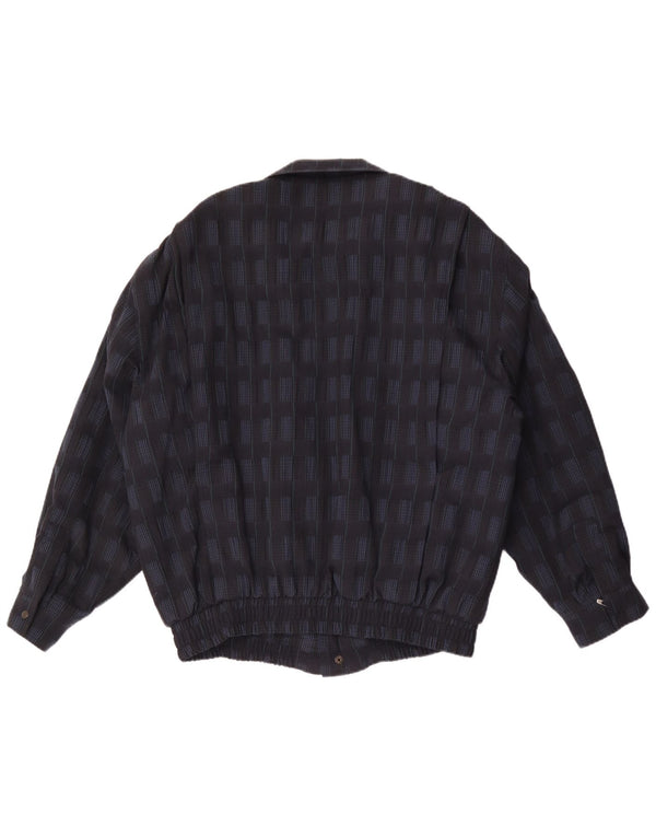 Ανδρικό μπουφάν Trevira Military Bomber UK 44 2XL Navy Blue Check Polyester