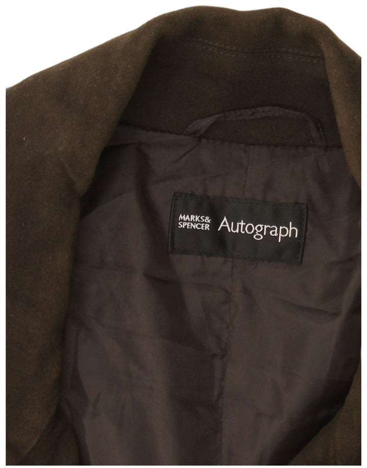 Marks & Spencer Ανδρικό Αυτόγραφο Ανοιχτό Suede Jacket UK 42 XL Khaki