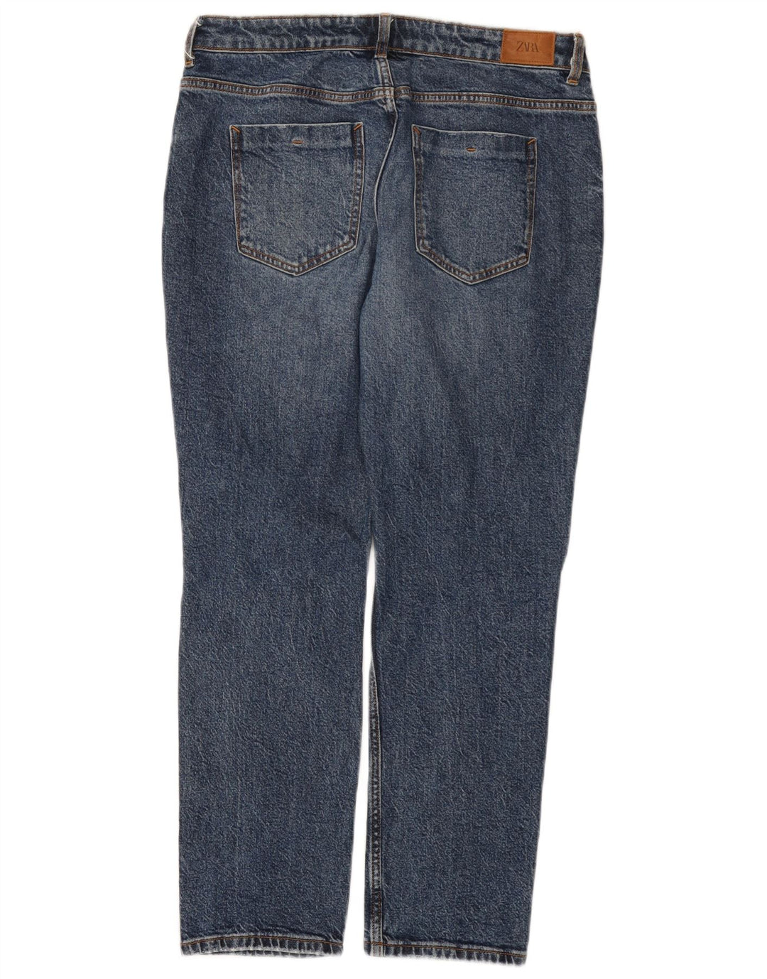 Zara Γυναικεία στραβά τζιν EU 40 Medium W30 L28 Μπλε βαμβακερό