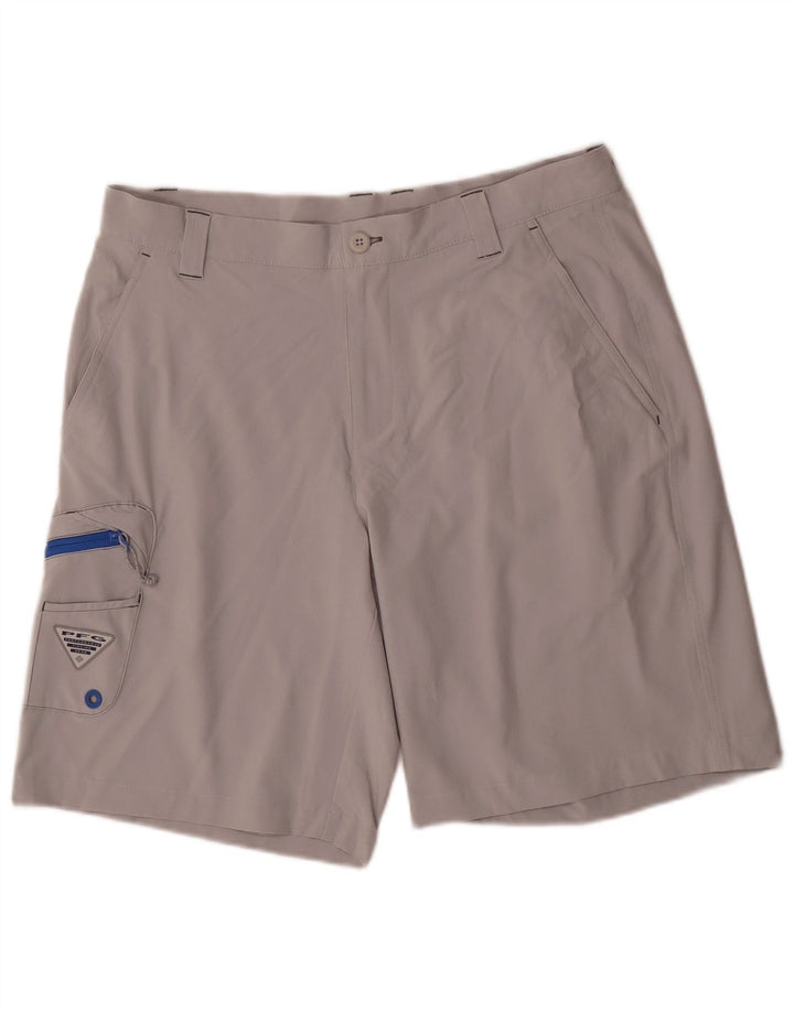 Ανδρικό σορτς Columbia Omni-Shield Cargo W34 Large Grey Polyester