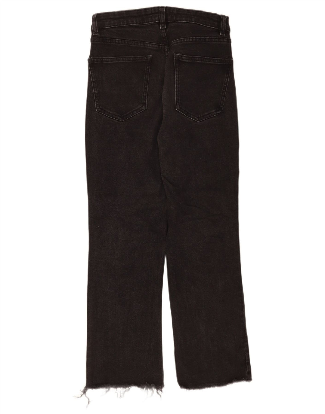 Zara Γυναικείο Straight Jeans EU 40 Medium W30 L25 Black