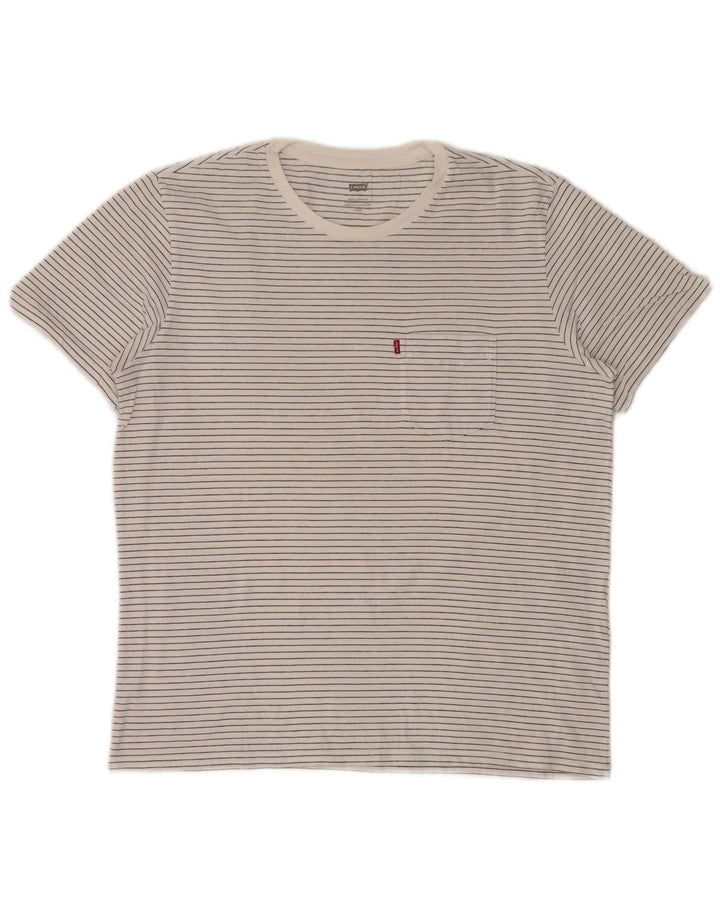 Ανδρικό T-Shirt Levi's Top Large White Ripe Βαμβακερό