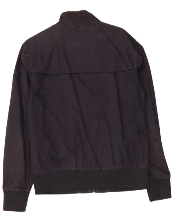 Ανδρικό μπουφάν Superdry Bomber UK 42 XL Navy Blue Cotton