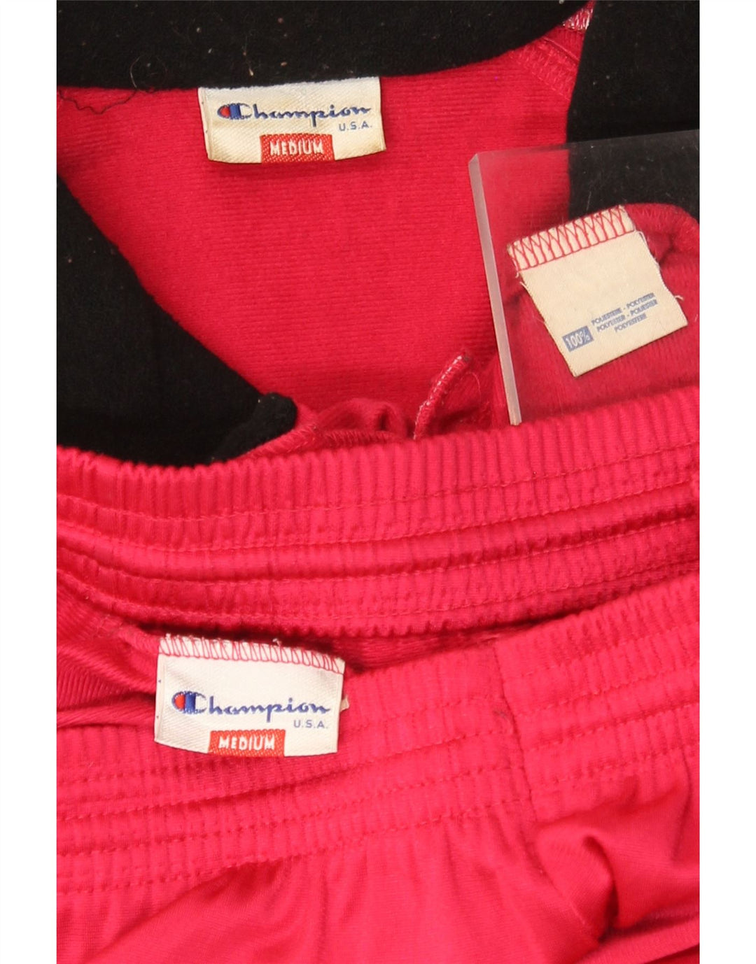 Champion Ανδρική Ολόσωμη Φόρμα Μεσαίου Κόκκινου Πολυεστέρα