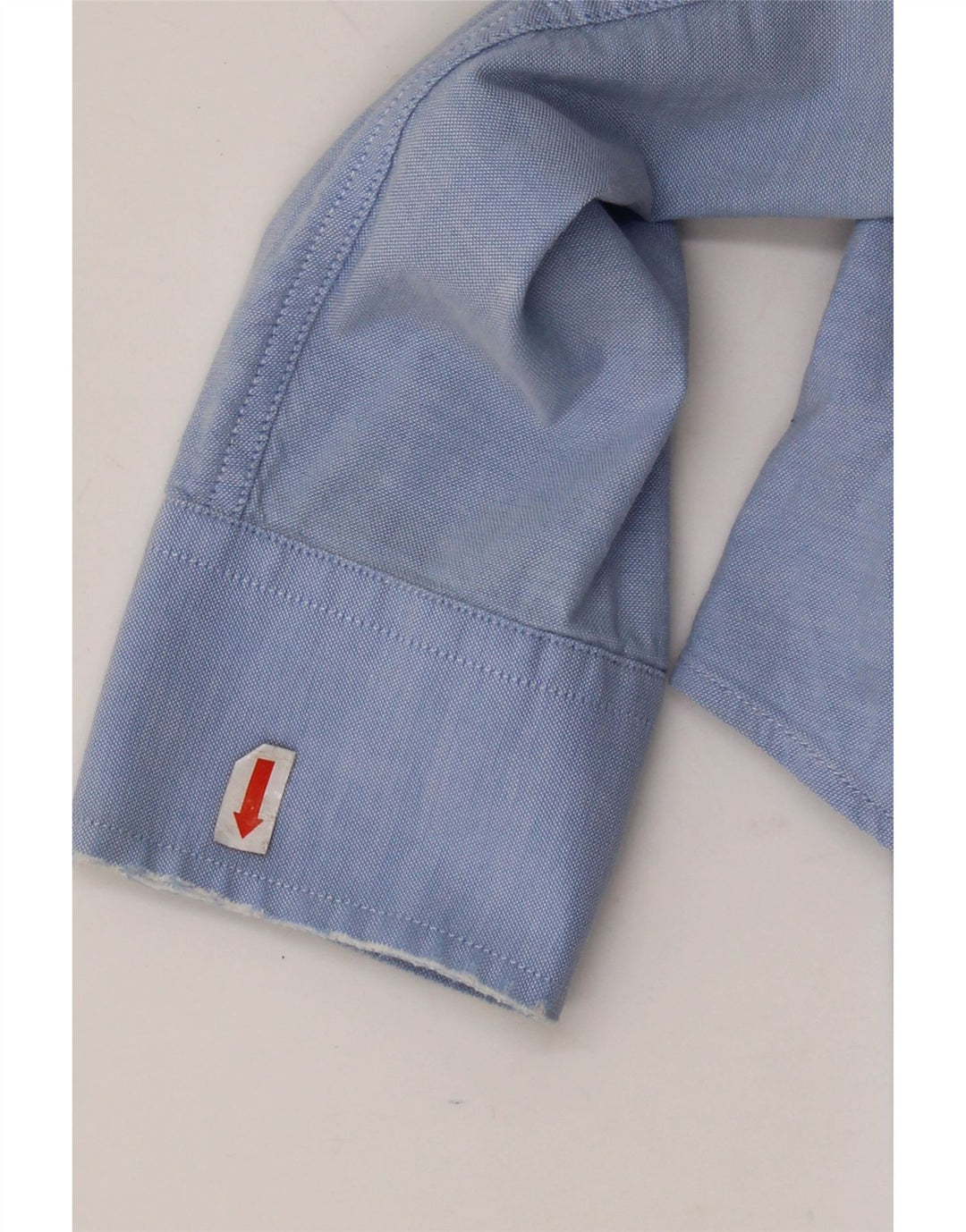 TOMMY HILFIGER Mens Stretch Slim Fit Shirt Medium Blue Cotton