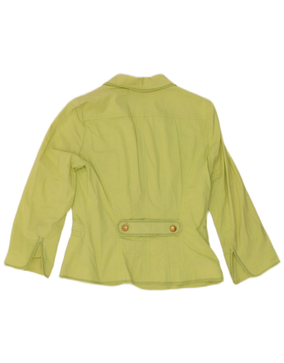 Luisa Spagnoli Γυναικείο 3/4 Μανίκι 4 Button Blazer Μπουφάν IT 42 Μεσαίο Πράσινο