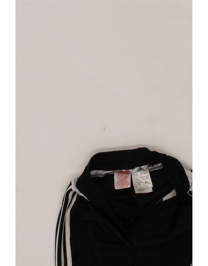 ADIDAS Boys Climacool Tracksuit Trousers 9-10 Years  Black Polyester Vintage Adidas and Second-Hand Adidas from Messina Hembry 