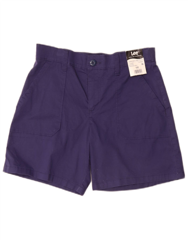 Lee Γυναικείο ψηλόμεσο σορτς Chino US 8 Medium W30 Navy Blue Cotton