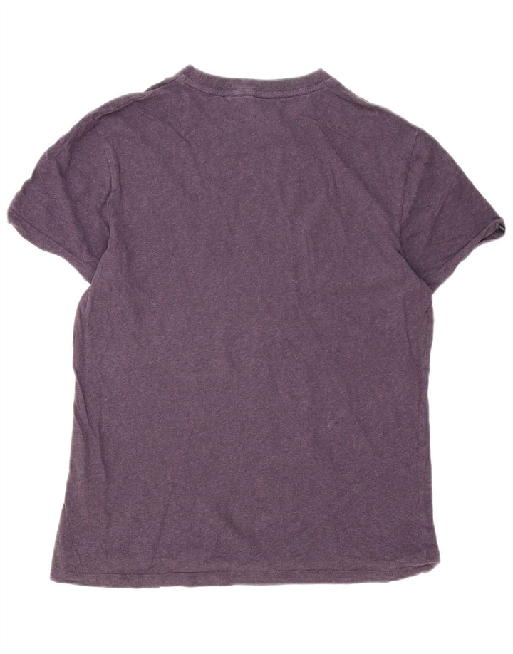 Ανδρικό T-Shirt Superdry Top Μεσαίο Μωβ βαμβακερό