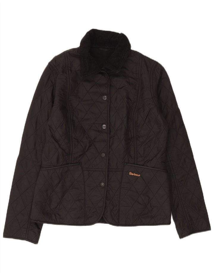 Γυναικείο καπιτονέ μπουφάν Barbour UK 10 Small Black Polyamide