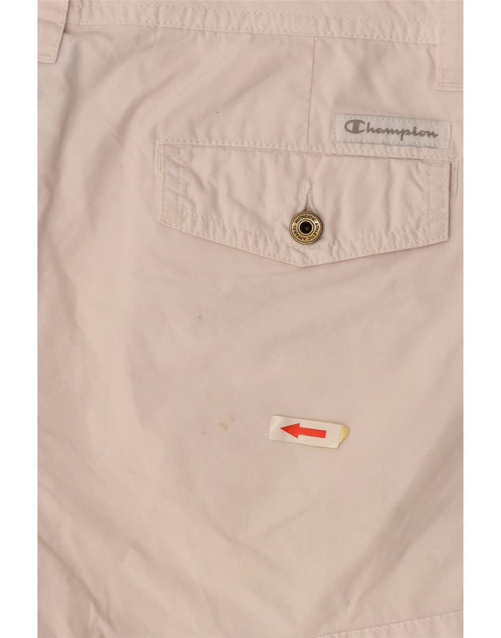 CHAMPION Γυναικείο casual σορτς Medium W30 από λευκό βαμβακερό